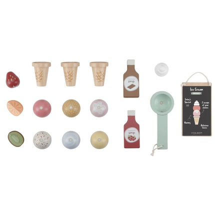 Tarabă de înghețată din lemn