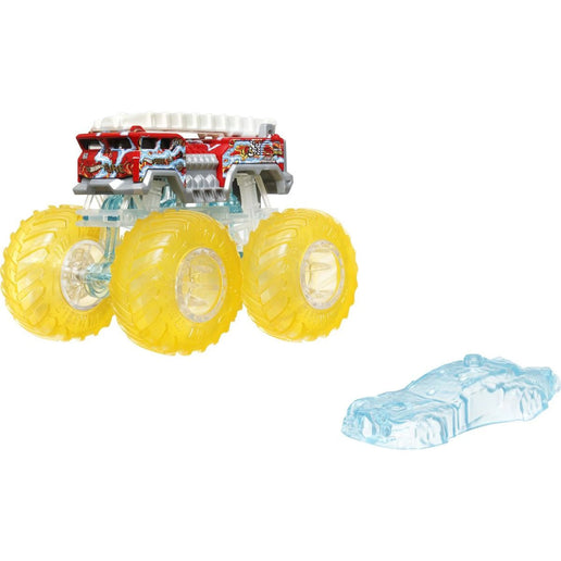 Hot Wheels Monster Trucks Power Smashers Truck pompier roți galbene