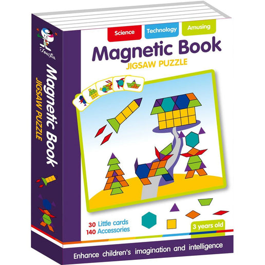 Carte magnetică puzzle forme 170 buc.