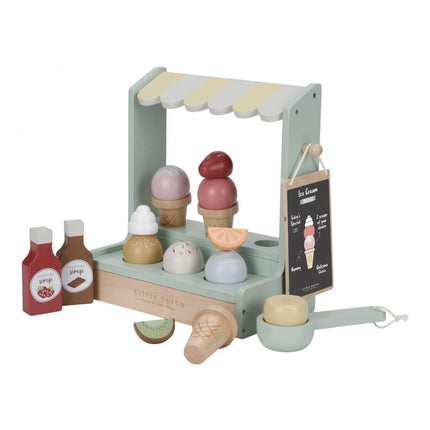 Tarabă de înghețată din lemn