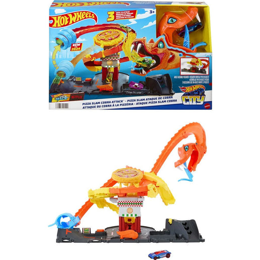 Hot Wheels City Cobra flămândă atacă pizzeria