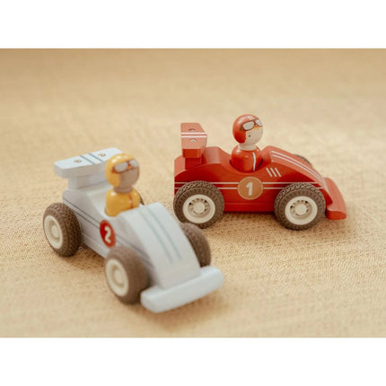 Mașinuțe de curse din lemn cu mecanism cu inerție