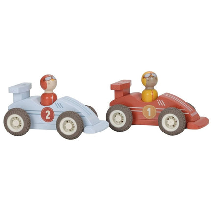 Mașinuțe de curse din lemn cu mecanism cu inerție