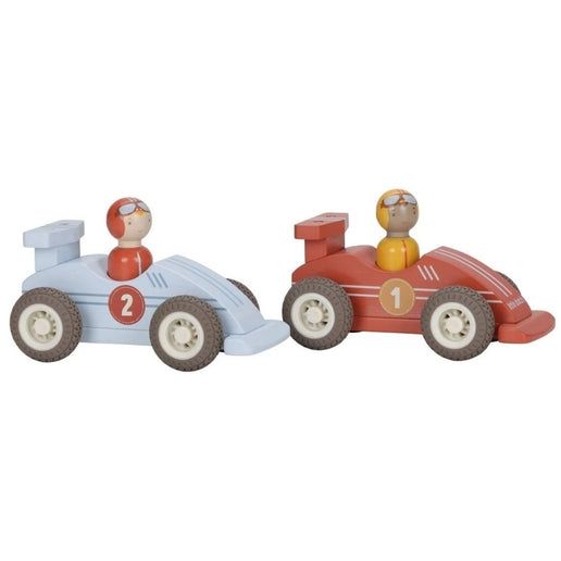 Mașinuțe de curse din lemn cu mecanism cu inerție