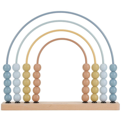 Numărătoare din lemn curcubeu Forest Friends