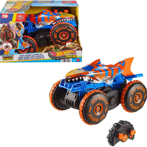 Hot Wheels RC Monster Trucks Cățărător Tiger Shark