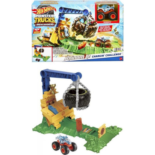 Hot Wheels Monster Trucks Arena Provocare pentru Rhinomita set de joc