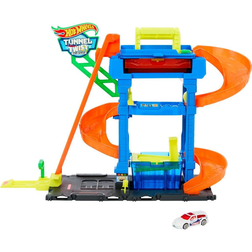 Hot Wheels City Color Shifters spălătorie auto cu tunel rotativ