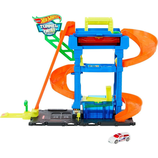 Hot Wheels City Color Shifters spălătorie auto cu tunel rotativ