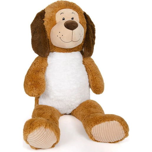 Câine de pluș maro deschis 100 cm