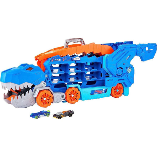Hot Wheels City camion T-Rex cu lumini și sunete