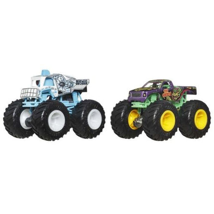 Hot Wheels Monster Trucks duo de demolare Bionic Bruiser și Test Subject