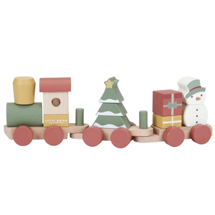 Trenuleț din lemn de Crăciun