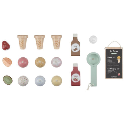 Tarabă de înghețată din lemn