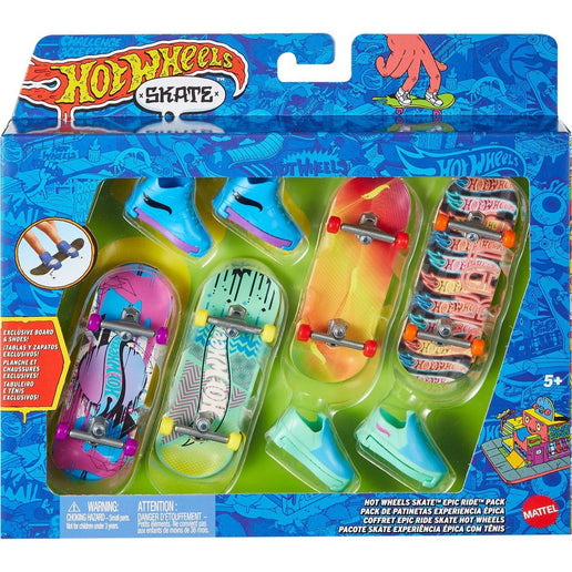 Hot Wheels Skate™ set 4 buc. fingerboarduri și bocanci de skate Tony Hawk