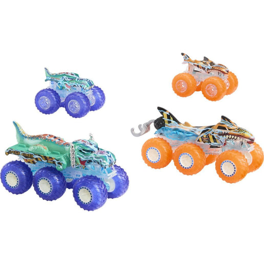 Hot Wheels Monster Trucks Power Smashers Cap tractor și camion