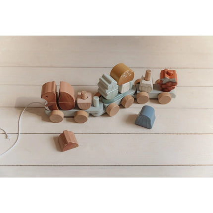 Trenuleț din lemn veveriță Forest Friends