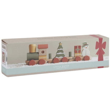 Trenuleț din lemn de Crăciun