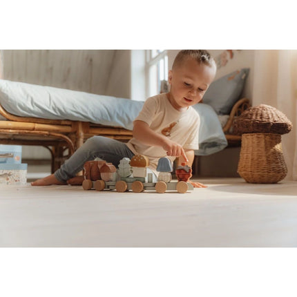 Trenuleț din lemn veveriță Forest Friends