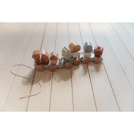 Trenuleț din lemn veveriță Forest Friends