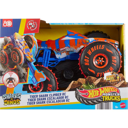 Hot Wheels RC Monster Trucks Cățărător Tiger Shark
