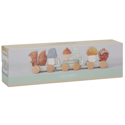 Trenuleț din lemn veveriță Forest Friends